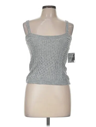 Pre-owned Absolutely Famous Sweater Vest In Silver