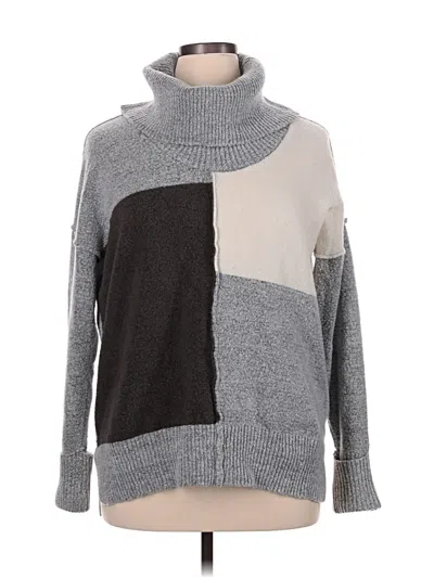 Pre-owned Absolutely Famous Turtleneck Sweater In Gray