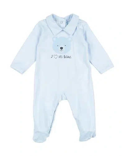 Absorba Newborn Girl Baby Jumpsuits & Overalls Sky Blue Size 0 Cotton