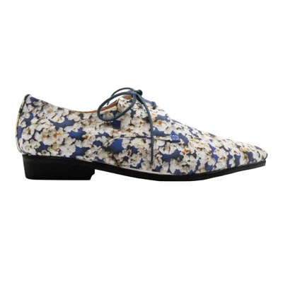 Absurde Blue Popcorn Navy Shoes Women In Multi