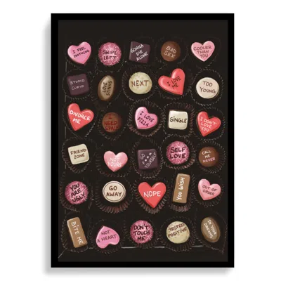 Absurde Brown Anti-love Chocolate Club In Multi