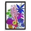 Absurde Flowers Print In Black