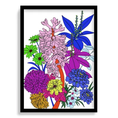 Absurde Flowers Print In Black