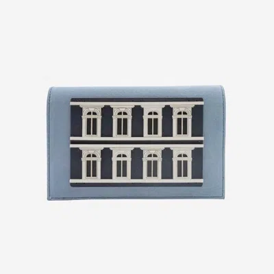 Absurde Women's Blue Navy Building Handbag