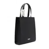 Absurde Women's Mini Stop Tote Bag In Black Leather In Black