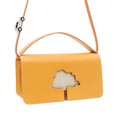 Absurde Women's Neutrals Speed Limit Medium Bag In Camel Leather
