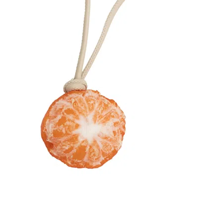 Absurde Women's Orange Tangerine Bag Charm