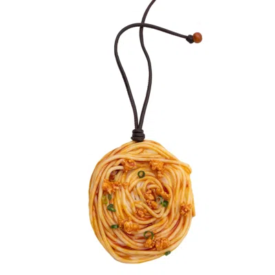 Absurde Women's Spaghetti Bag Charm In Black
