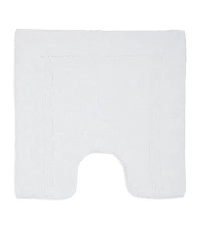 Abyss & Habidecor Cotton Reversible Pedestal Bath Mat In White
