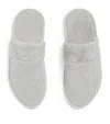 Abyss & Habidecor Egyptian Cotton Christine Slippers In Silver