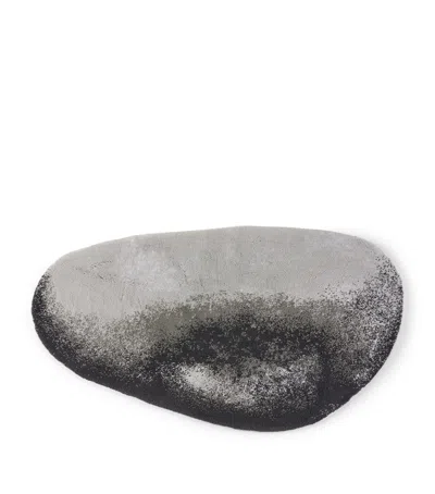 Abyss & Habidecor Egyptian Cotton Stone Bath Mat In Grey