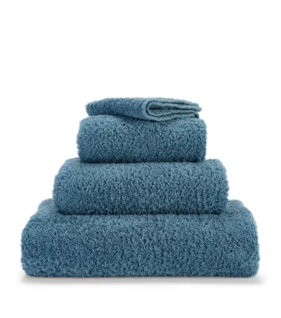 Abyss & Habidecor Egyptian Cotton Super Pile Hand Towel In Blue