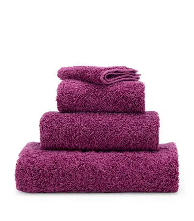 Abyss & Habidecor Egyptian Cotton Super Pile Hand Towel In Purple