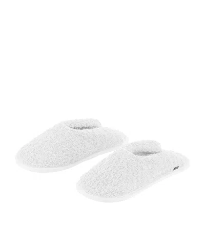 Abyss & Habidecor Egyptian Cotton Superpile Slippers In White