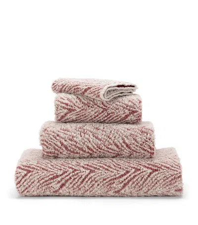 Abyss & Habidecor Egyptian Cotton Vasco Bath Sheet In Pink