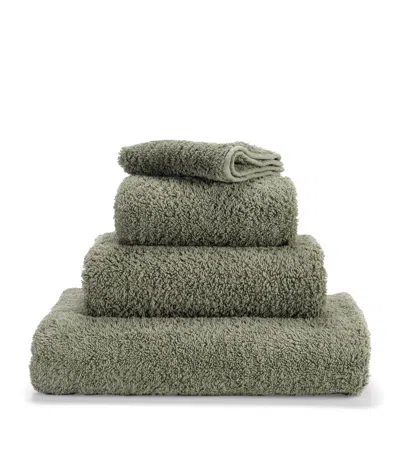 Abyss & Habidecor Giza Cotton Superpile Hand Towel In Green