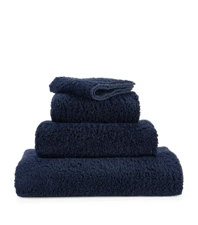 Abyss & Habidecor Super Pile Bath Sheet In Navy