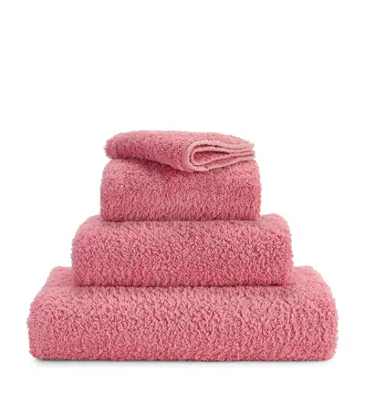 Abyss & Habidecor Super Pile Bath Towel In Pink