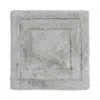 Abyss Caress Square Bath Rug, 23 - Exclusive In Platinum
