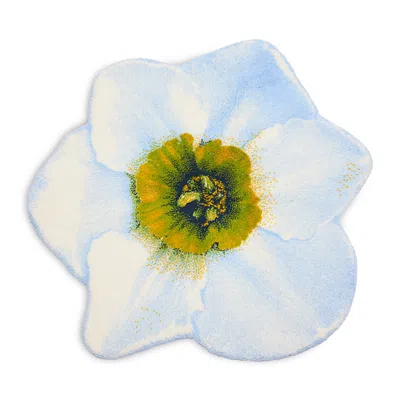 Abyss Narcisse Round 33 Bath Rug - Exclusive In Blue