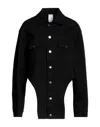 Ac9 A·c·9 Woman Shirt Black Size 4 Cotton, Elastane In Black