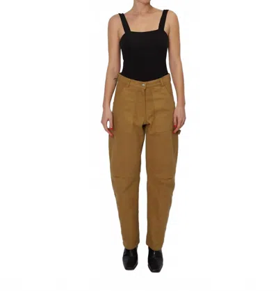 Acacia Falcon Denim Pant In Palm In Brown
