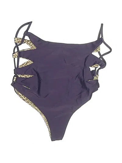 Pre-owned Acacia Swimwear Swimsuit Bottoms In Purple