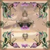 Acaciazuri Women's The Bashful Buffalo Silk Scarf In Purple