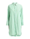 Academia Woman Midi Dress Green Size S Cotton