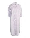 Academia Woman Midi Dress Light Purple Size M Cotton In Purple