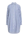 Academia Woman Mini Dress Blue Size M Cotton