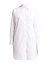 Academia Woman Mini Dress White Size M Cotton