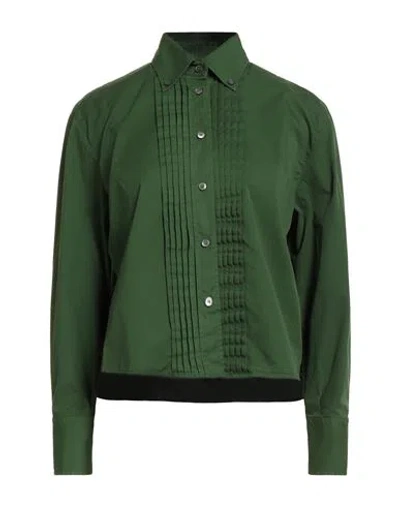 Academia Woman Shirt Green Size S Cotton