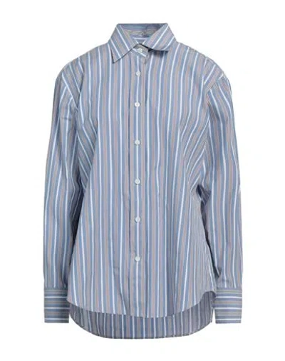 Academia Woman Shirt Light Blue Size M Cotton