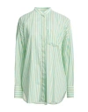 Academia Woman Shirt Light Green Size M Cotton