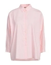Academia Woman Shirt Pink Size L Cotton In Pink
