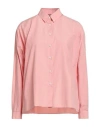 Academia Woman Shirt Pink Size S Cotton In Pink