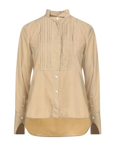 Academia Woman Shirt Sand Size S Cotton