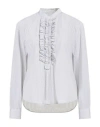 Academia Woman Top Light Grey Size M Cotton