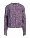 Academia Woman Top Purple Size S Viscose In Purple