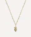 Acanthus 14ct Gold Amulet Sacred Heart Pendant Necklace