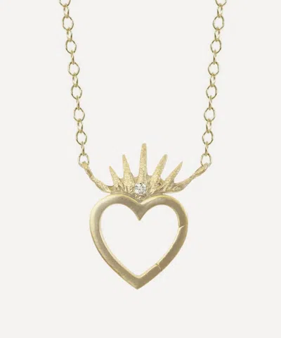 Acanthus 14ct Gold Love Victorious Charm Holder Necklace