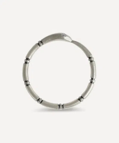 Acanthus Sterling Silver Eternity Ring