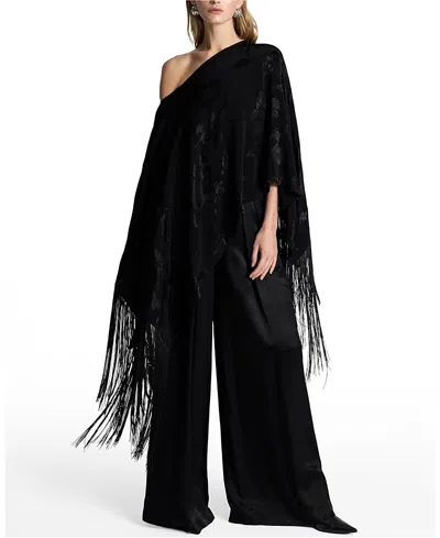 Acaria Studio Gardenia Cape In Black