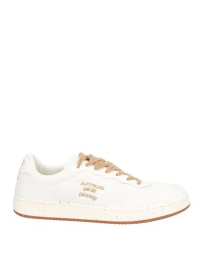 Acbc Evergreen Man Sneakers White Size 9.5 Textile Fibers, Synthetisches Material