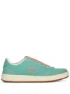 Acbc Man Sneakers Turquoise Size 8.5 Textile Fibers In Green