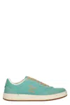Acbc Man Sneakers Turquoise Size 8.5 Textile Fibers In Blue