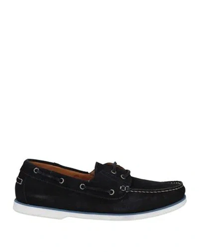 Acbc Man Loafers Midnight Blue Size 9.5 Leather