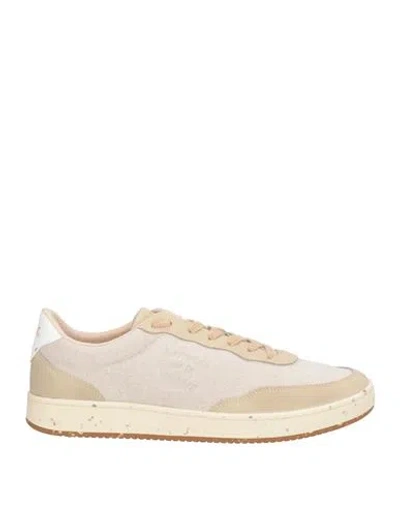 Acbc Man Sneakers Beige Size 8.5 Textile Fibers