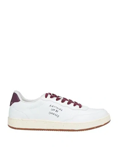 Acbc Man Sneakers White Size 12 Textile Fibers